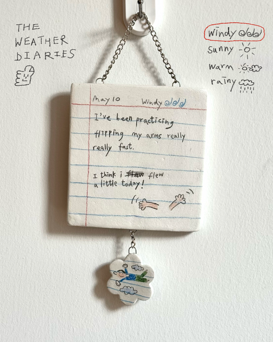 ‘The Weather Diaries’ Clay Hanging