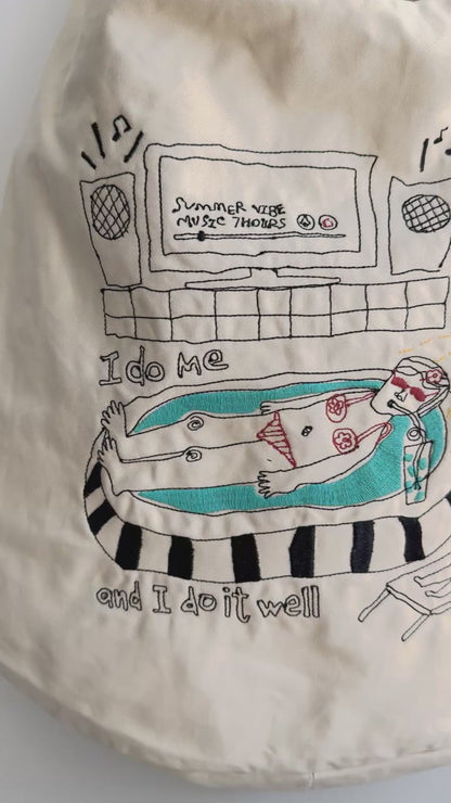 Embroidery Bag - I Do Me and I Do It Well